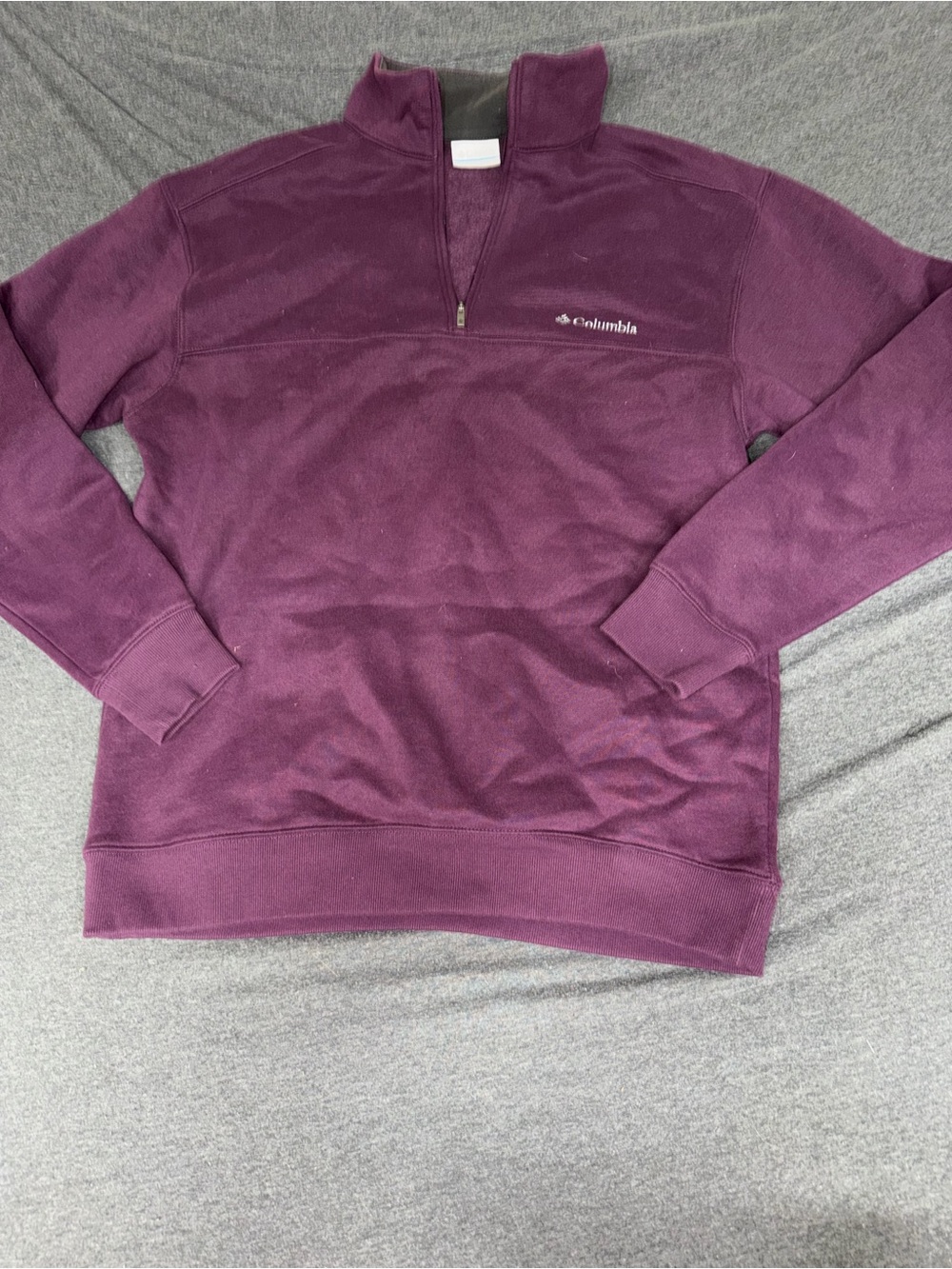 Columbia Men's Half-Zip Fleece Pullover - Plum